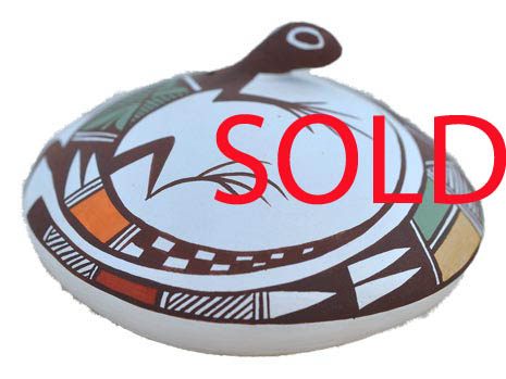 Carolyn Concho | Acoma Seed Pot | Penfield Gallery of Indian Arts | Albuquerque, New Mexico