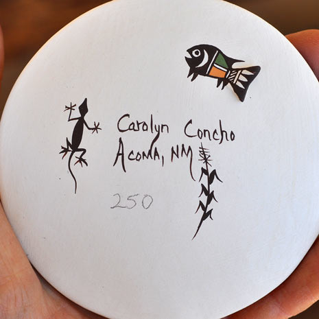 Carolyn Concho | Acoma Plate/Bowl | Penfield Gallery of Indian Arts | Albuquerque | New Mexico