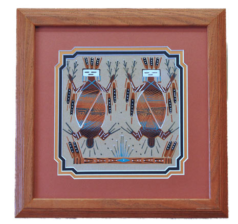 Deanna Bryant | Navajo Sandpainting | Penfield Gallery of Indian Arts | Albuquerque, New Mexico