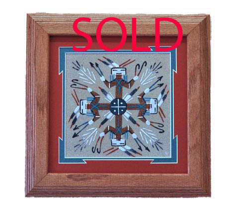 Glen Nez | Navajo Sandpainting | Penfield Gallery of Indian Arts | Albuquerque | New Mexico