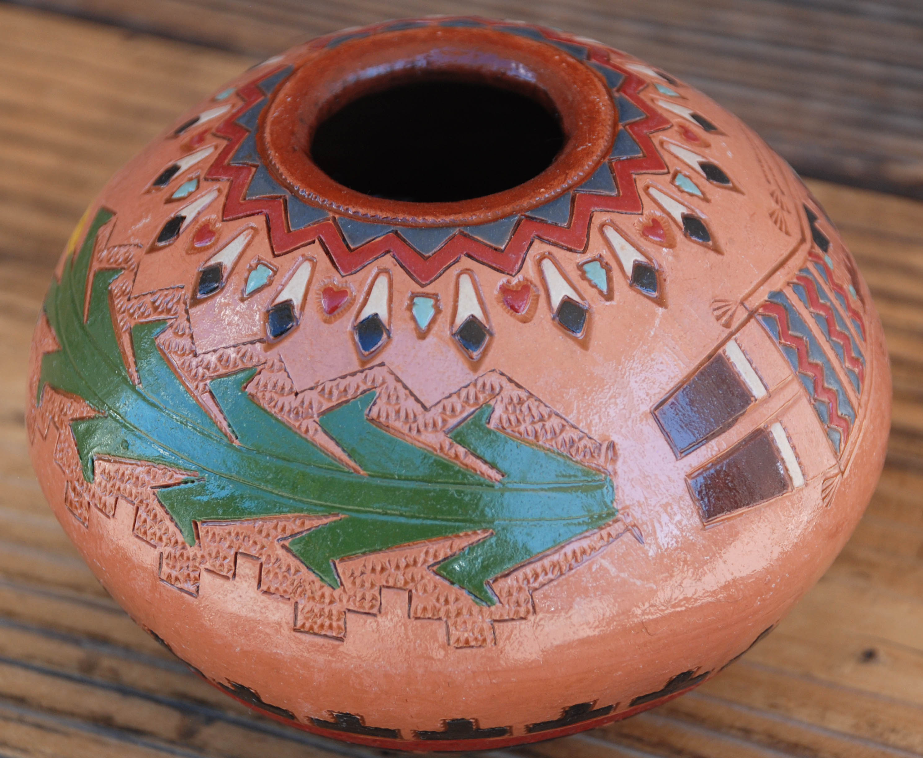 Ken & Irene White | Navajo Pot| Penfield Gallery of Indian Arts | Albuquerque, New Mexico