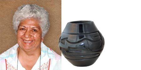 Stella Chavarria | Santa Clara Pueblo Pottery | Penfield Gallery of Indian Arts | Albuquerque, New Mexico